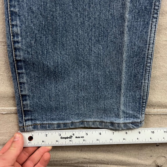 Ariat Rebar M4 Jeans Mens 36x36 Blue Medium Wash Low Rise Bootcut Stretch - Picture 7 of 7